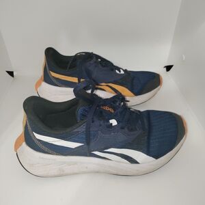 Reebok Energen Tech Plus Womens Blue Mesh Lace Up Athletic Running Shoes